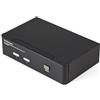 StarTech.com Switch KVM HDMI USB 2 porte, con audio e hub 2.0 [SV231HDMIUA]