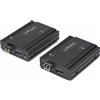 StarTech.com KVM Extender DisplayPort su fibra ottica, 4K 60Hz, kit di estensione, fino a 300m (multimodale) con moduli SFP+ preinstallati, 3x USB HID [FD121-KVM-EXTENDER]