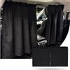 KASESSS Tenda Divisoria Interni Per Auto, Tendine Parasole Auto Isolamento Termico Per Sedili Anteriori/Posteriori, Tenda Divisoria Interni Per La Maggior Parte Dei Veicoli, Nero 140×70cm