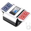 OUFUYU Mescolatore Carte Automatico Elettrico, Mischia Carte Automatico Ricaricabile modalità Auto/Manuale per 1-2 Mazzi, Distributore Carte da Gioco Automatico per Poker Uno Blackjack Skip-Bo Bridge