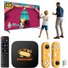 Kryolithm Console di gioco TV, console video da 4 GB di RAM+64 GB di ROM, macchina con controllo somatosensoriale senza fili, Plug and Play, interattivo per bambini e adulti, per serate di gioco, feste e date