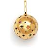 SINGULARU - Charm Chiama Angeli. Ottone con Placcatura in oro 18 kt e Zirconia. Gioielli da donna.