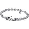 PANDORA Bracciale Moments con stella in argento Sterling e zirconia cubica trasparente, 18