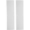 Angoily Piastra Di Protezione Della Porta In Acciaio Inox Set Di 2 Piastre Di Protezione Della Porta 15.75 X 3.94 X 0.24 in Con 12 Viti Per Interni E Esterni