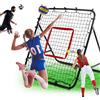 Generico 6 Angles Adjustable Volleyball Rebounder Net - Bounce Back Net for Backyard Soccer Softball Lacrosse - Steel Frame Baseball Rebounder for Adults - Suitable for Hitting Serving Passing Spike Practice