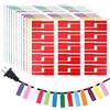 BOXOB 720pz Etichette Cavi Colorate, 12 Colori Adesivo per Cavi di Confine Etichette Autoadesive per Impermeabili Gestione dei Elettronici Scrittura a Mano Stampante Stampa
