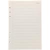 Zelten Carta di ricarica/foglie sciolte per cartelline portadocumenti ad anello rotondo con copertura a 6 fori da 8,5 pollici A5 (A5 ToDo Refill Paper BW, 1 Package)
