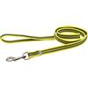 Herm Sprenger Guinzaglio gommato con cinturino da polso - giallo neon, 120 cm (1,2 m)