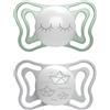 Chicco Succhietto Light Lumi Silicone 16-36m 2 Pezzi