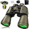 Yeegnar Binocolo 20x50 per Adulti con Visione Notturna Binocolo Impermeabile HD con Prisma BAK4 e Lente FMC Telescopio Portatile per Birdwatching, Calcio, Concerti con Adattatore per Smartphone