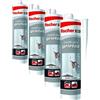 Fischer 98675 - Mastice Imbottitura edilizia bianco (Confezione da 4)