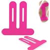 GTAGKOMMEN 10pcs tape ginocchio,kinesio taping ginocchio,nastro kinesiologico ginocchio Rosa,Pretagliato/impermeabile/traspirante/ipoallergenico/ultraelastico/ultra adesivo/Alleviare il dolore al ginocchio