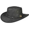 SCIPPIS - Cappello in pelle modello 'Springbrook' Nero S