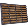 Hanse Home Brushes Zerbino in cocco e gomma, 45 x 75 cm, antiscivolo, per interni ed esterni, con spazzole in cocco, resistente alle intemperie, per esterni, colore nero naturale