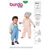burdastyle Burda 9295 - Cartamodello per pantaloni da bambino, taglia 56-98, livello 3