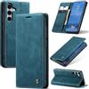 Phernykas Cover per Samsung Galaxy S25 FE Libro Pelle Portafoglio, [Porta Carte] [Magnetica] Premium PU Flip Wallet Custodia Cellulare Protection per Samsung Galaxy S25 FE Leather Case, Blu-verde
