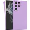 MyGadget Cover per Samsung Galaxy S24 Ultra - Custodia Protettiva in Silicone Morbido - Case TPU Flessibile - Ultra Protezione Antiurto & Antiscivolo Lilla