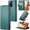 Rerzoiro Cover per Xiaomi 11T 5G / Xiaomi 11T Pro 5G Custodia Portafoglio [Blocco RFID] Premium Pelle PU Wallet Case Flip Libro con Porta Carte Slot Supporto Flip Case per Xiaomi 11T 5G, Blu-verde