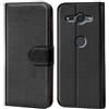 Verco custodia per Sony Xperia XZ2 Compact, Case per Xperia XZ2 Compact Cover PU Pelle Portafoglio Protettiva, Nero
