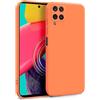 MyGadget Cover per Samsung Galaxy M53 5G - Custodia in Silicone Morbido a Doppio Strato - Case con Protezione Fotocamera & Fodera Interna Antigraffio - Arancione
