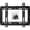 Terryshop74 Staffa TV a Parete Universale 14-42 Pollici - Supporto Fisso con Viti Incluse, Portata Max 25 kg - Montaggio Facile e Sicuro, Non Inclinabile