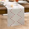 Artoid Mode Runner da tavola con nodo rustico, 30 x 143 cm, San Valentino, vacanze, cucina, decorazione per la casa e le feste