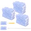 Veebmys 30 Ricariche per Piumino Cattura Polvere Elettrostatico, Monouso, con 1 Manico Lungo, 1 Corto e Asta Telescopica, per Rimuovere Peli di Animali, Polvere, da Soffitti e Mobili (Blu Scuro)