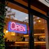 ROYELLE Insegne luminose LED neon open - con facile sospensione - Illuminazione ultra luminosa per ufficio, bar, salone, hotel e vendita al dettaglio