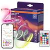 OSRAM Striscia LED SMART+ WiFi FLEX 5M, bianca, 22W, 500lm, luce bianca regolabile e luce colorata dinamica Magic RGB, dimmerabile, lunga durata, controllabile tramite SMART+ App, IP20