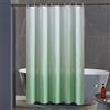 Furlinic Tenda Doccia Antimuffa Tessuto Erba verde Gradiente Impermeabile Lavabile Piccola Tende Doccia Design Poliestere con 10 Ganci Tenda Doccia 150x180cm