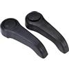 Alrens Maniglia di Regolazione Sedile Anteriore Nero per Renault Clio 2 Twingo 1 7701209658 7701470827, 2 Trazione Sostituzione Regolazione Sedile
