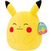Squishmallows Pokémon Pikachu da 25 cm - Giallo/Rosso - Giocattolo Pokemon imbottito per bambini 3+