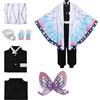 Koongso Costume da cosplay per bambini Tanjirou anime, kimono Tanjirou, uniforme per Halloween, giochi di ruolo, set completo