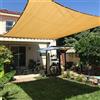 NONE Ombrellone in tessuto beige, resistente, con protezione solare, adatto per portico di polli in serra per piante da terrazza