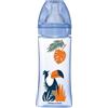 Dodie, Biberon Anticolica Initiation+, Blu Pompiere, 330 ml, dai 6 mesi, Tettarella Rotonda, Flusso Medio grande