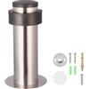CKLHCFF Fermaporta Da Pavimento In Acciaio Inox, Ferma Porta Da Pavimento, Con Paraurti In Gomma, Viti E Adesivo 3m, 3 Metodi Di Installazione, Per Tutti I Pavimenti Duri (Argento/Silver, 18cm/7.09in)