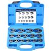 Zoomtools Set Chiavi a Piede di Porco (Crowfoot) 8-24mm Kit Chiavi a Bussola Aperte in Cr-Mo, per Spazi Ristretti, Auto e Moto, 3/8 e 1/2