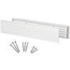 Steinberg14 1pz, Griglie di Ventilazione per Porte 450 x 92 mm - Bianca Griglie di Aerazione per Porte Interna - Griglie di Scarico Dell'aria in Plastica Bifacciali con Viti, di Steinberg14