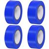 PATIKIL Nastro Segnaletico 2.5cm x 30m, PVC Non-adesivo Neon Marcatura Nastro Plastica per Albero Sondaggio Confini Esterni Sentiero 4pz, Blu