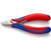 KNIPEX Tronchese laterale per elettronica con cerniera, 77 42 115 SB