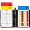 MyReferee Set da arbitro mini pallamano con note di gioco, penne, carte disciplinari, set arbitri | Schiri