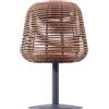 Lumisky Lampada da tavolo solare STANDY MINI BOHEME SOLAR con base modulo solare ricaricabile con telecomando H26cm