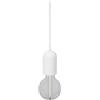 OSRAM Vintage 1906® Pendulum ROUND PLASTER E27, bianco, max. 25W (LED 15W), attacco E27, portalampada a sospensione per interni, rosone tondo, abbinabile a lampade 1906 Vintage o smart