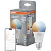 OSRAM Lampada LED SMART+, A100, 14W, 2700-6500K, E27, a forma di lampadina, Tunable White, dimmerabile, controllabile tramite app o comando vocale, compatibile con Matter