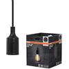 OSRAM Vintage 1906® Pendulum BELL E27, nero, max. LED 15W, attacco E27, portalampada a sospensione per interni, rosone a cono, abbinabile a lampade 1906 Vintage o smart