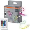 OSRAM Striscia LED FLEX AUDIO TV 2M VR, bianca, 3,5W, 55lm, luce colorata con sensore di colore RGB, ricevitore audio integrato, telecomando, lunga durata, facile da installare, porta USB, IP20