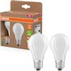 OSRAM Lampada LED LED Superstar Classic A 40 dalla classica forma a lampadina in vetro smerigliato, 2,2 W, 470 lm, attacco E27, luce bianca calda con 2700 K, EEK A, diametro 60 mm, confezione da 2