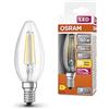 OSRAM Superstar Classic B60 LED Dimmerabile per Base E14, Forma Candela, FIL, 806 Lumen, Bianco Caldo, 2700K, Sostituzione per Lampadine da 60W Convenzionali, 1 Pezzo