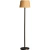 Lumisky Lampada da terra solare esterna in poly rattan con modulo LED bianco caldo telecomando MATEO SOLAR H160cm
