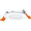 OSRAM Downlight Slim 85mm, luce da incasso a LED, 4,5W, bianco freddo 6500K, 240 lumen, design piatto, IP20, facile installazione per soggiorni e cucine
